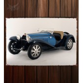 Металлическая табличка Bugatti Type 55 Super Sport Roadster